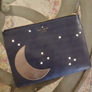 Kate Spade cellestial zip clutch